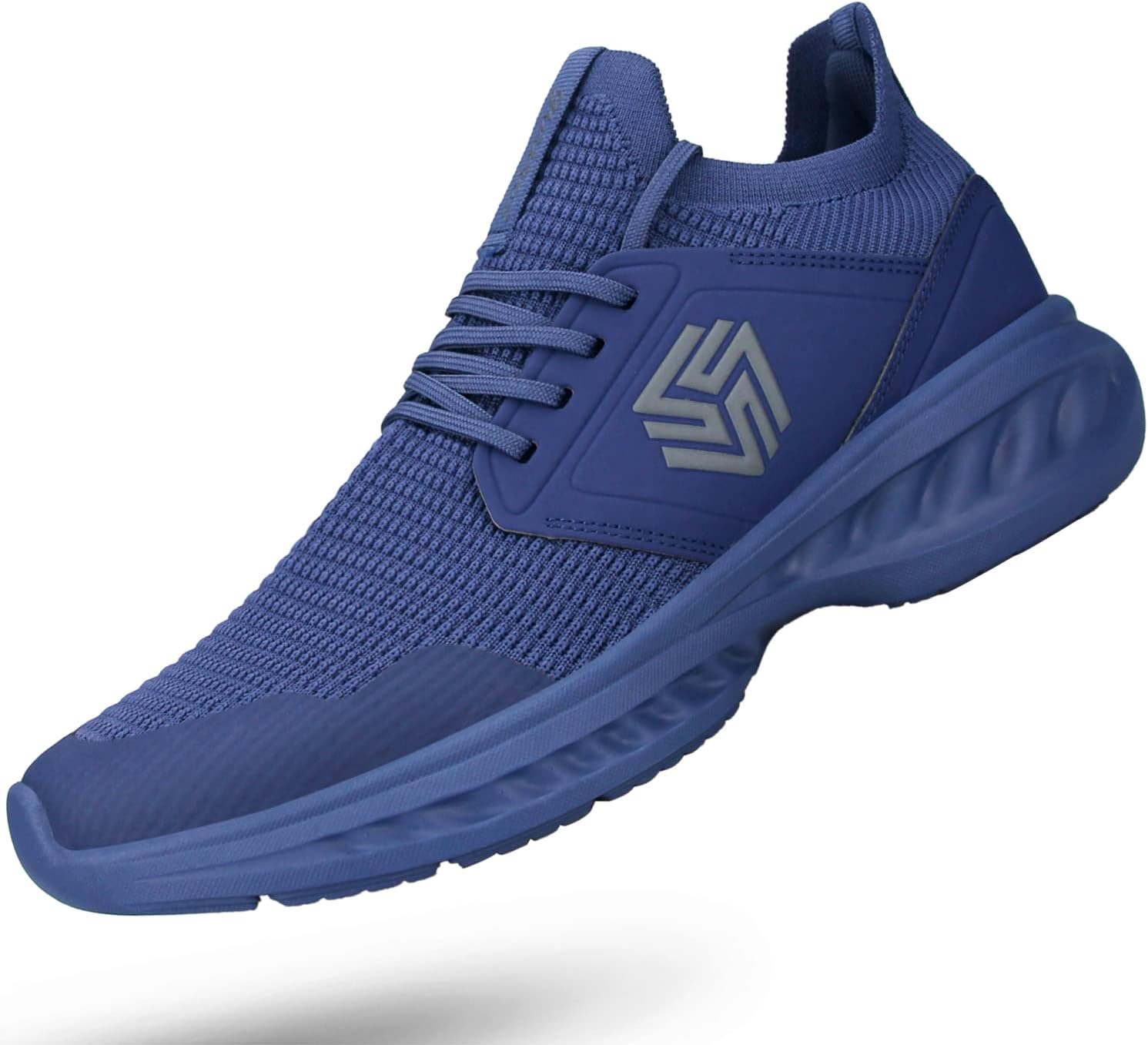 Giniros Mens Slip On Walking Shoes Non Slip Running Shoes Breathable Workout Shoes Lightweight Gym Sneakers