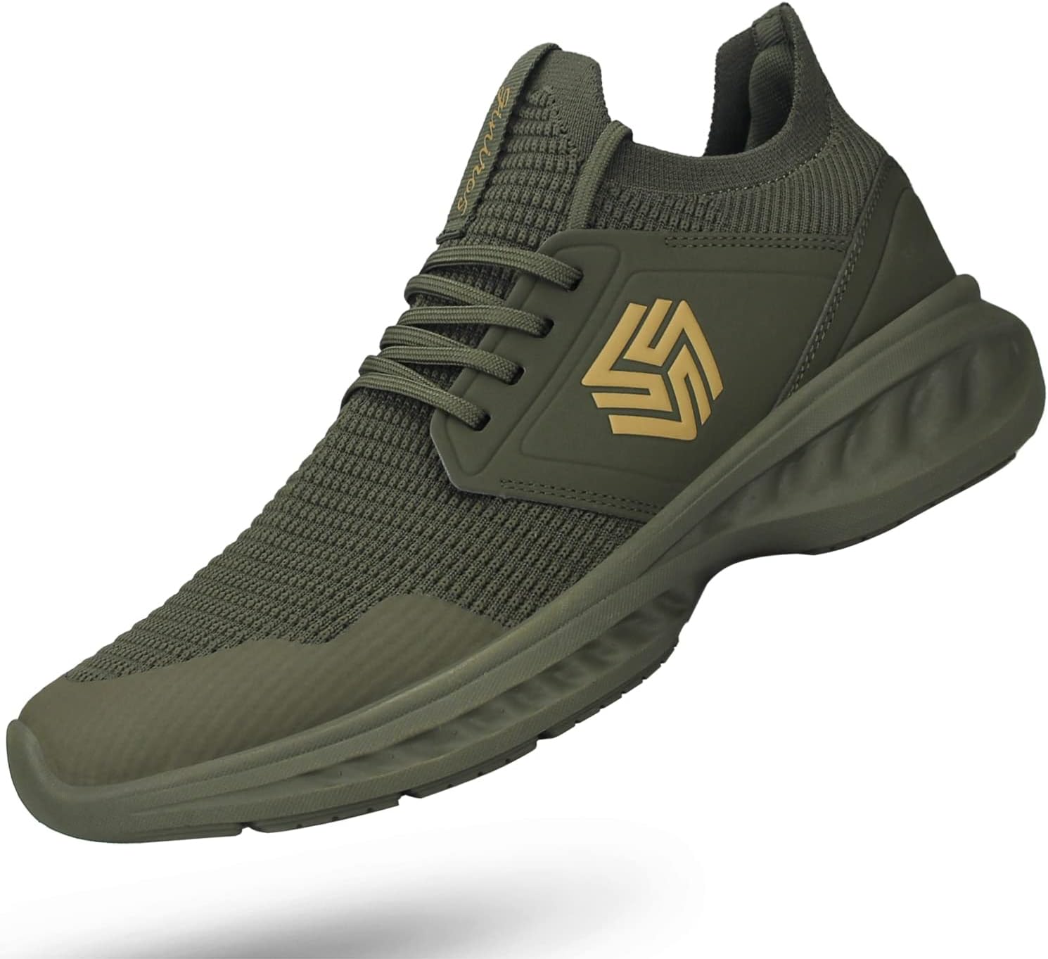 Giniros Mens Slip On Walking Shoes Non Slip Running Shoes Breathable Workout Shoes Lightweight Gym Sneakers