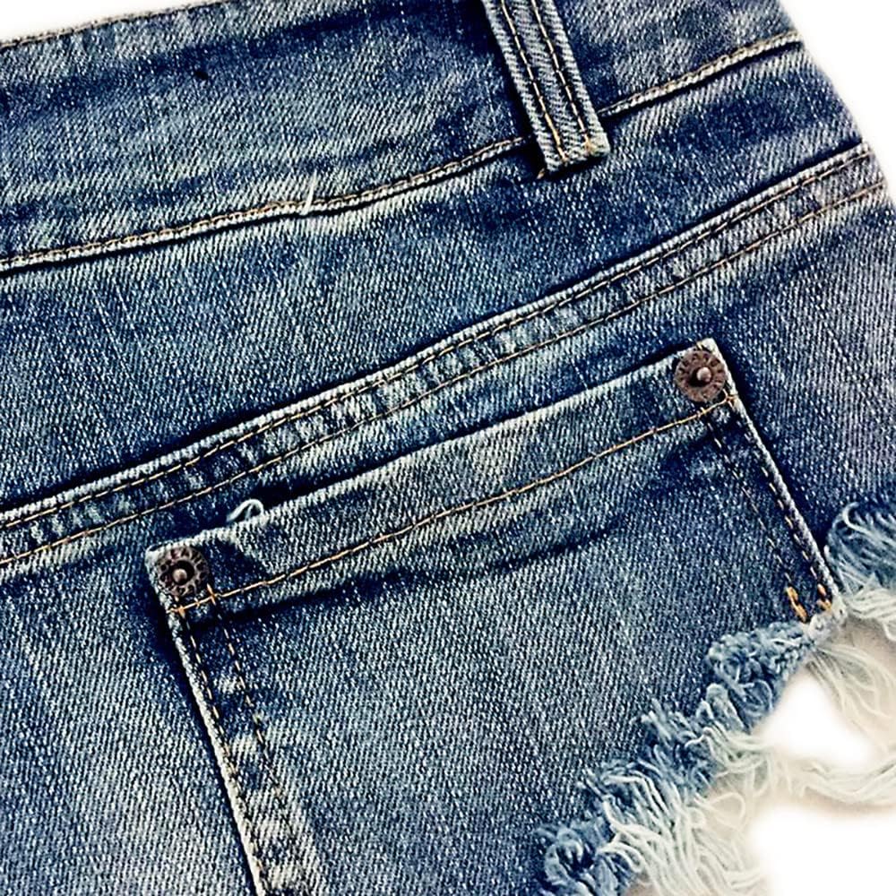 LUOBANIU Women\u2019s Fashion Sexy Low Waist Denim Jeans Shorts Mini Hot Pants Jeans Booty Ripped Jeans Beach Party Clubwear